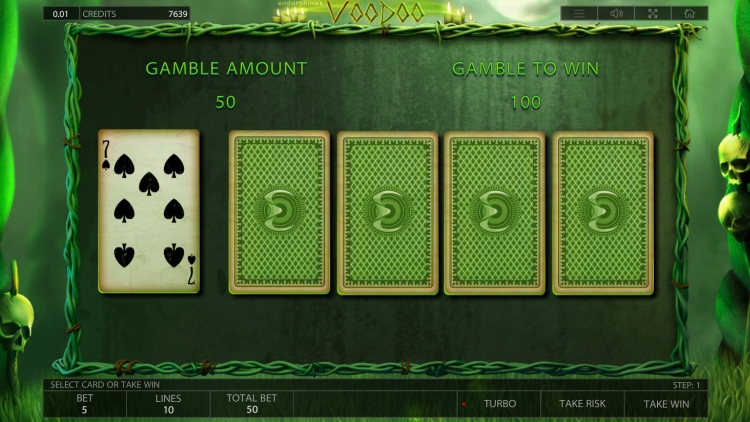 Voodoo slot Gamble Feature