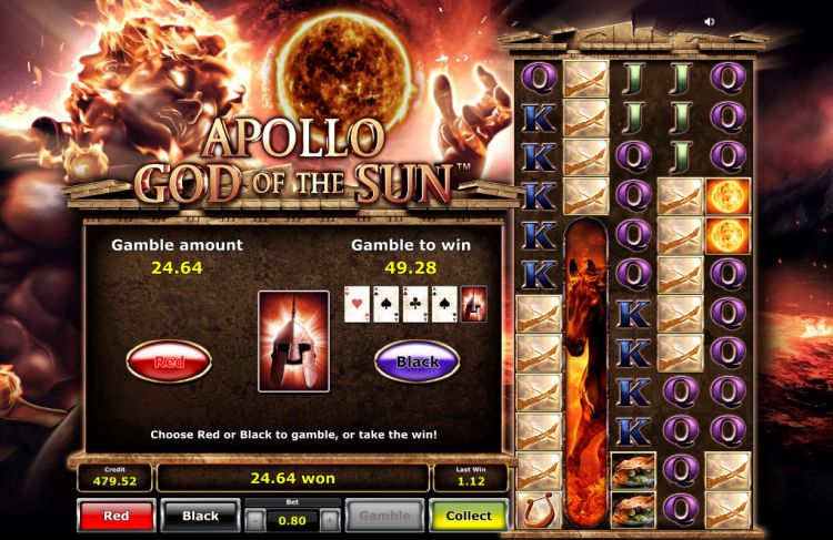 Apollo God of the Sun slot gamble feature