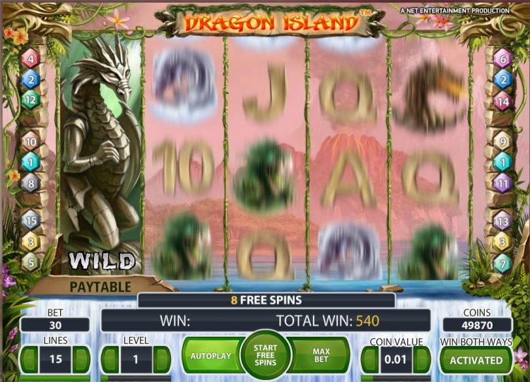 Dragon Island slot Free Spins