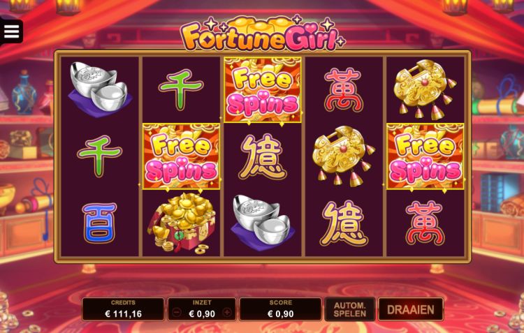 Fortune Girl Microgaming slot Free Spins