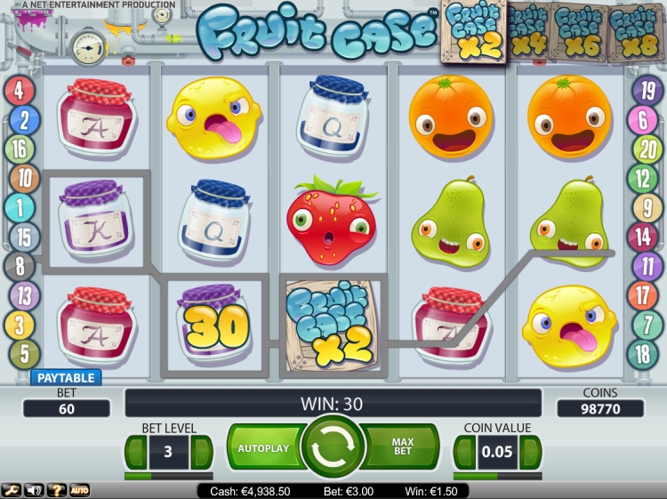 Fruit Case slot NetEnt Free Spins