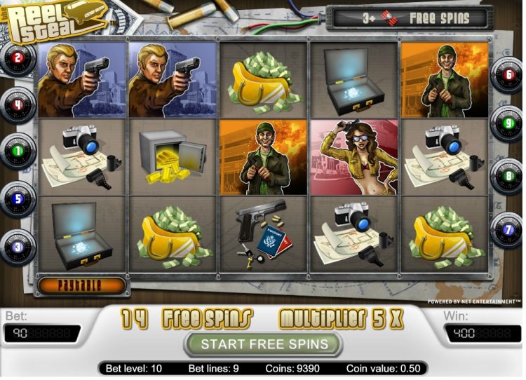 Reel Steal NetEnt Free Spins