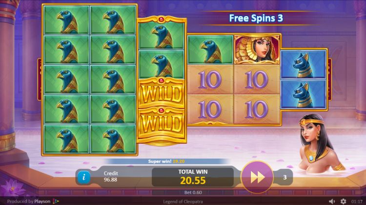 Legend of Cleopatra Playson Free Spins