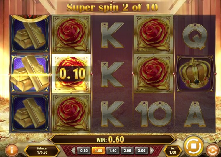 Gold King Play'n Go slot Super Spin