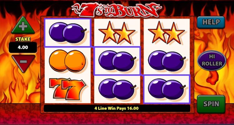 7's to Burn slot Scientific Games