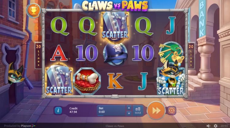 Claws vs Paws online gokkast review