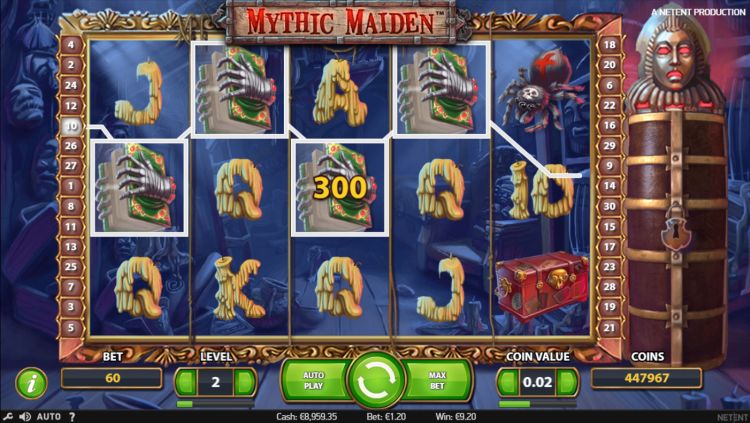 Mythic Maiden slot NetEnt