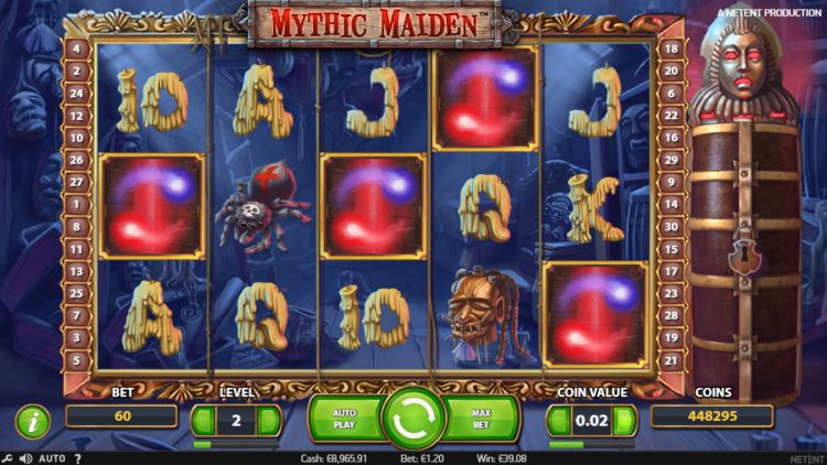 Mythic Maiden NetEnt gokkast review