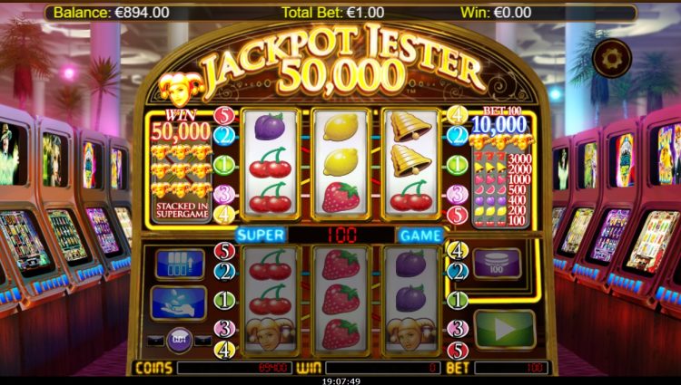 Jackpot Jester 50.000 slot Supergame mode