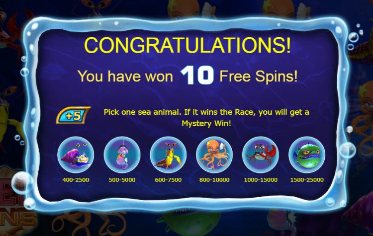 Reef Run slot Free Spins bonus