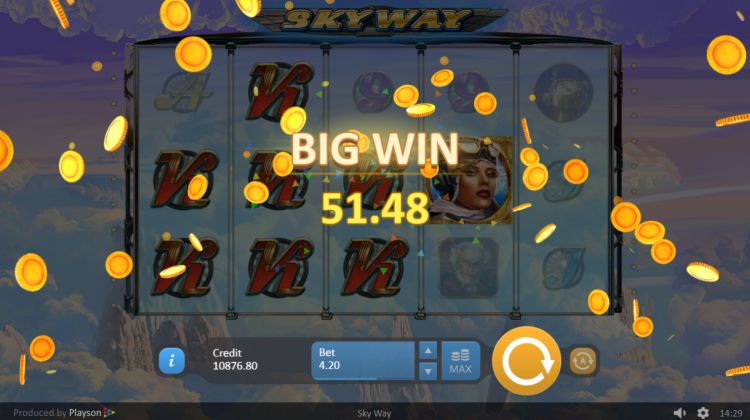 Sky Way slot Playson Big Win