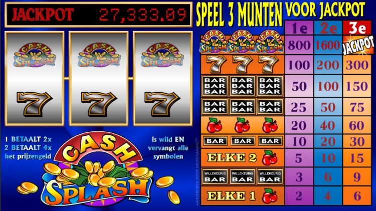 Cash Splash 3 Reels gokkast review