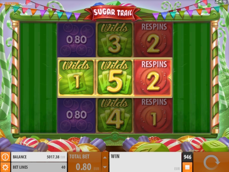 Sugar Trail slot Free Spins Bonus