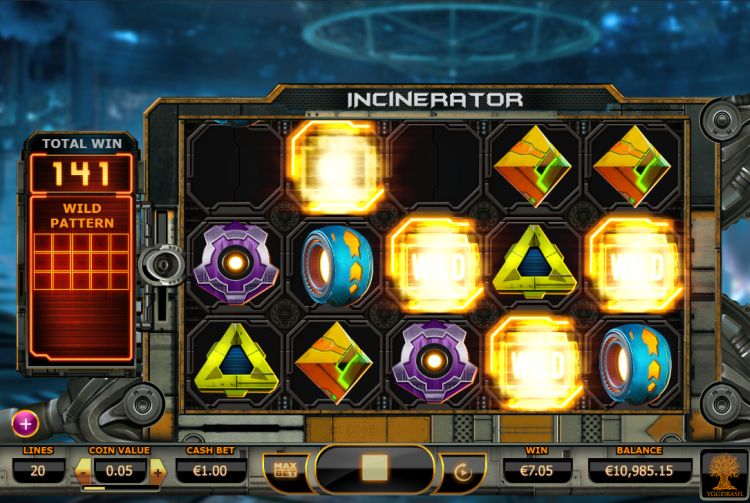 Incinerator slot Wild Pattern