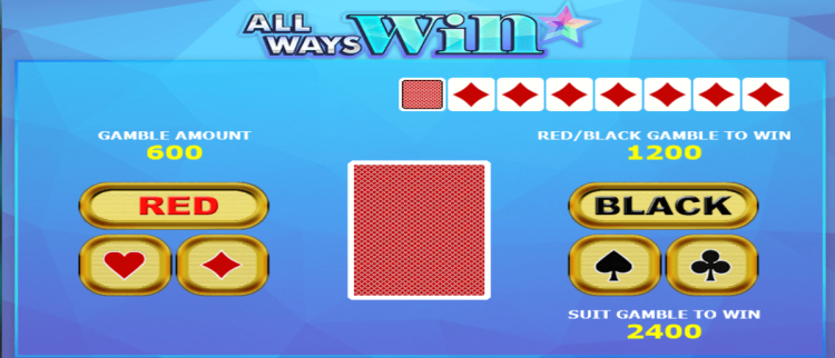 All Ways Win slot gamble feature