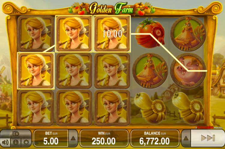 Golden Farm slot Replicating Reels