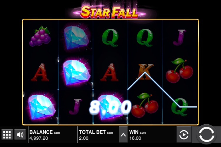 Star Fall Push Gaming slot