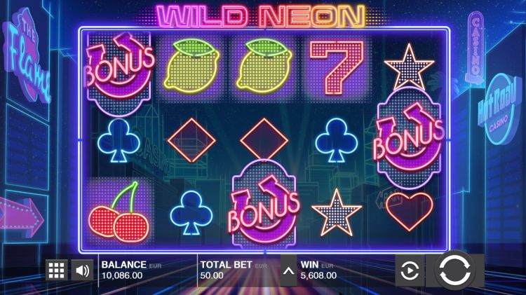 Wild Neon slot Push Gaming