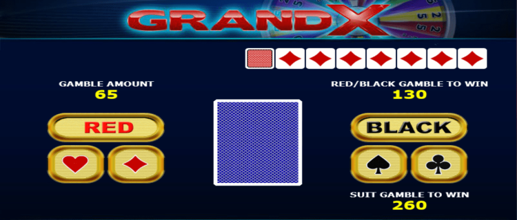 GrandX slot Gamble Feature