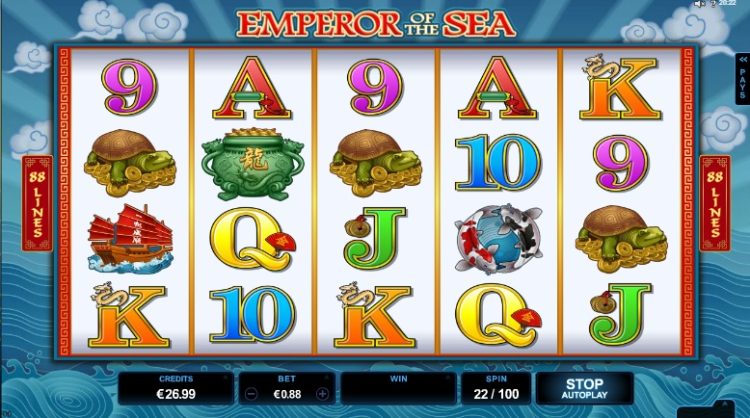 Emperor of the Sea slot Microgaming