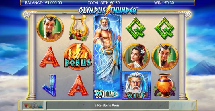 Olympus Thunder slot Zeus Respins