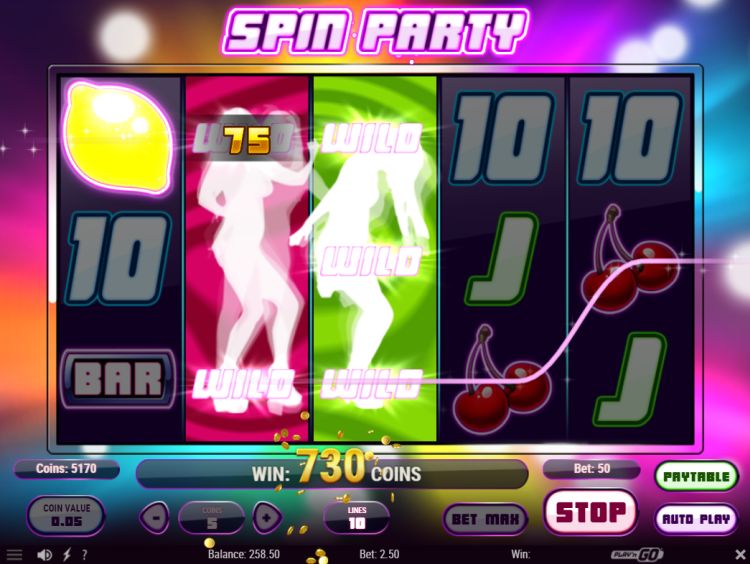 Spin Party slot Play'n GO