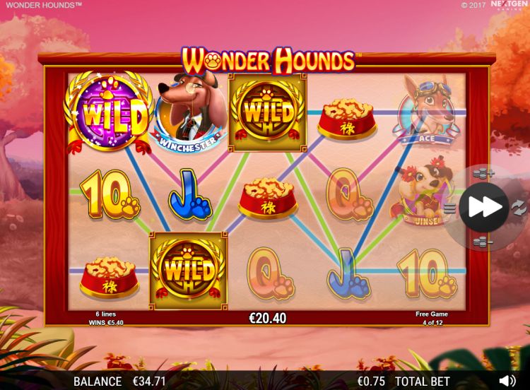 Wonder Hounds slot NextGen Free Spins