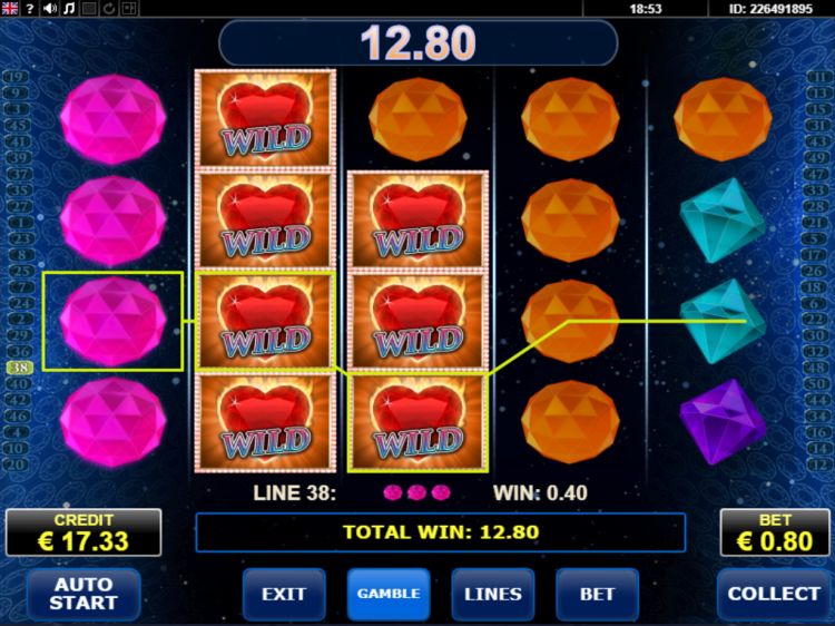 Diamonds on Fire slot Amatic