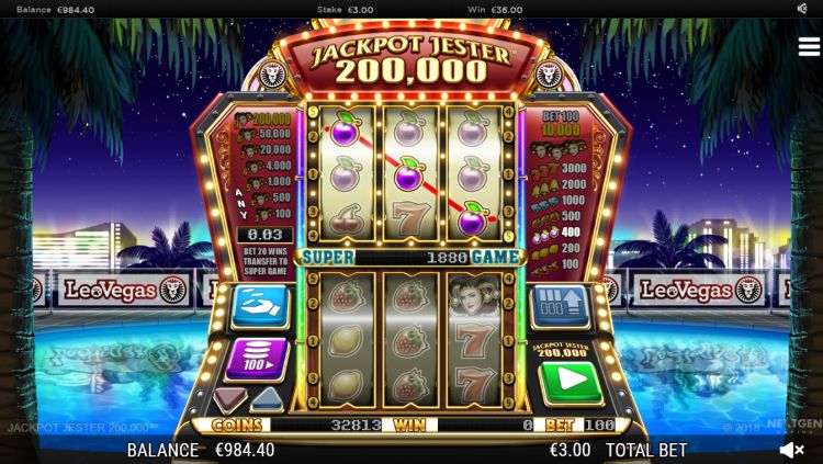 Jackpot Jester 200,000 gokkast win