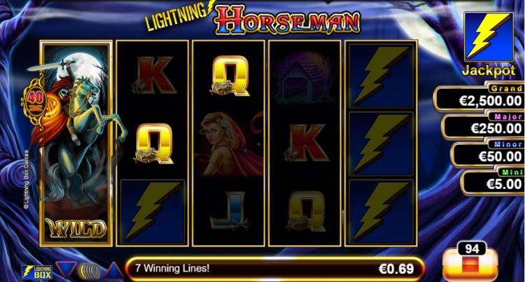 Lightning Horseman online slot Lightning Box
