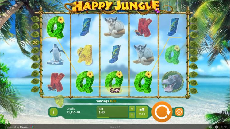 Happy Jungle Playson slot review