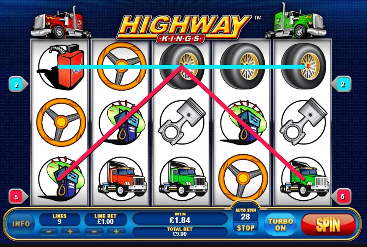 Highway Kings online slot Playtech