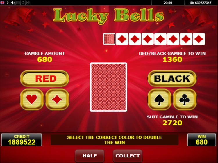 Lucky Bells slot gamble feature