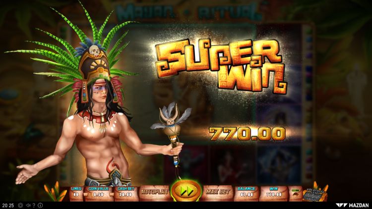 Mayan Ritual slot big win