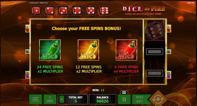 Dice on Fire gokkast review