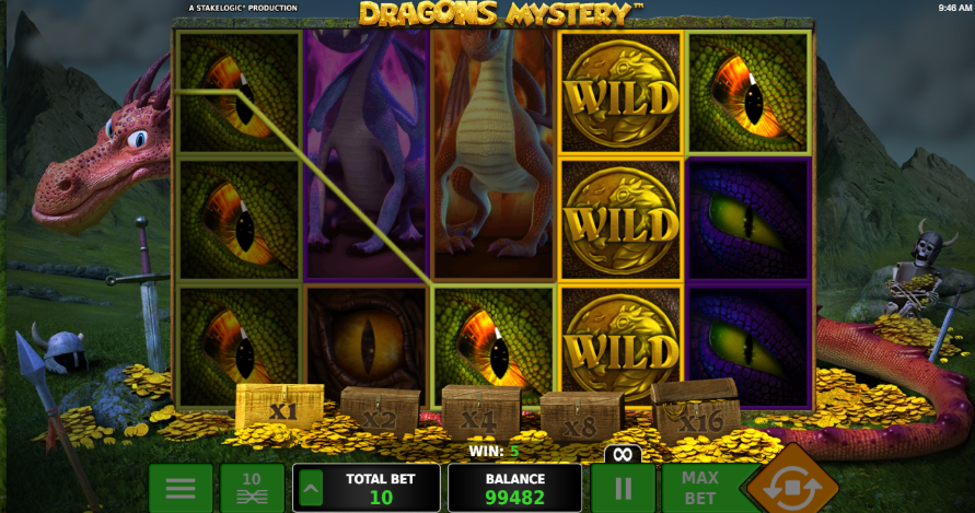 Dragons Mystery online slot Stakelogic