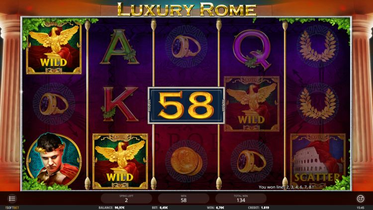 Luxury Rome slot review iSoftBet