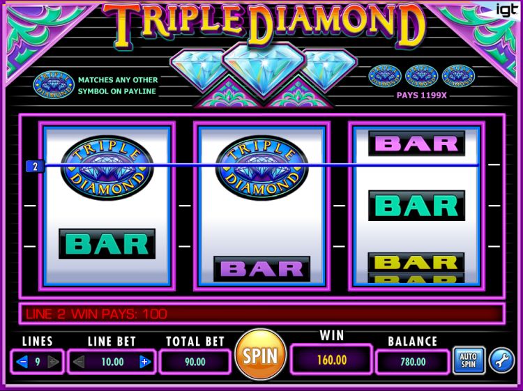 Triple Diamond online slot