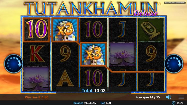 Tutankhamun Deluxe slot Free Spins
