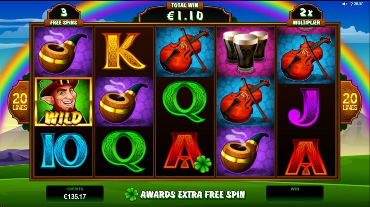 Lucky Leprechaun Microgaming slot Free Spins