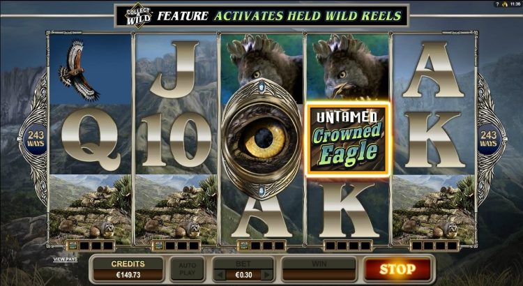 MicroGaming Untamed Crowned Eagle gokkast review