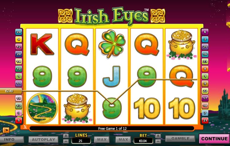 Irish Eyes online slot Free Spins