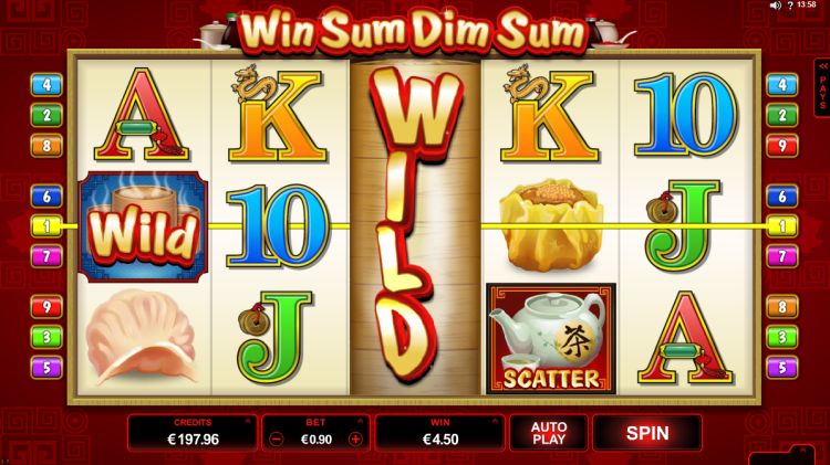 Win Sum Dim Sum slot review Microgaming