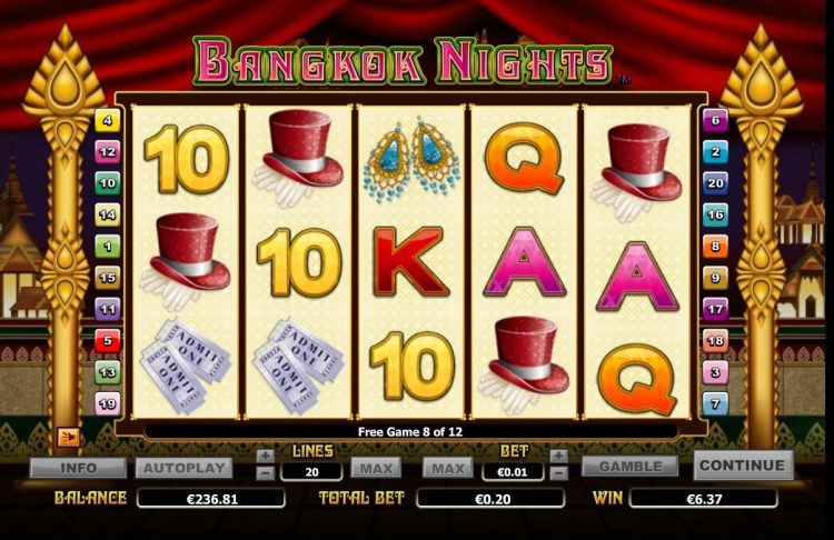 Bangkok Nights online slot Free Spins