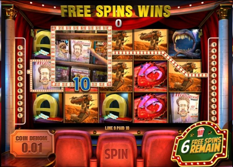 At The Movies slot bonus