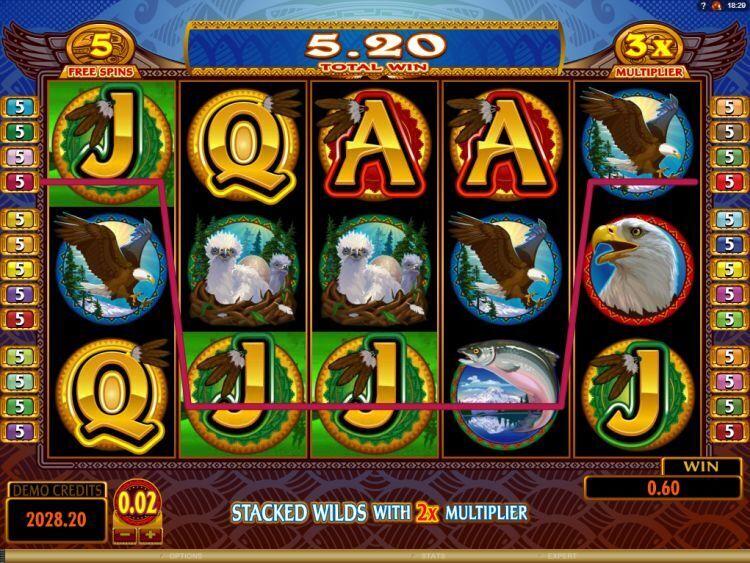 Eagles Wings slot review Microgaming