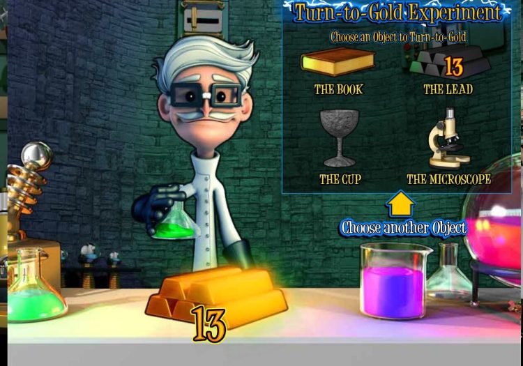 Mad Scientist online slot bonus