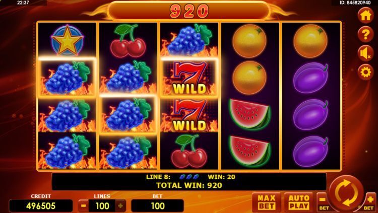 Hot Fruits 100 Amatic slot review