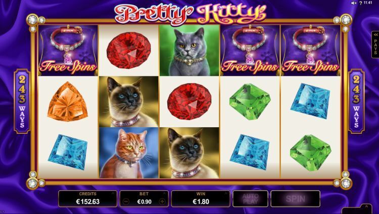 Pretty Kitty slot Free Spins bonus