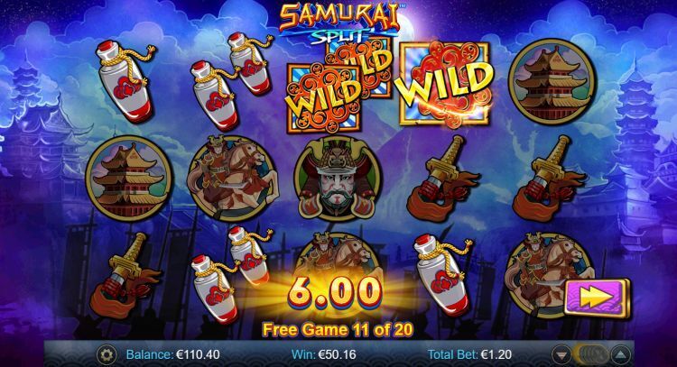 Samurai Split slot Free Spins bonus